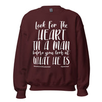 Look For The Heart In A Man Upstormed Sweatshirt