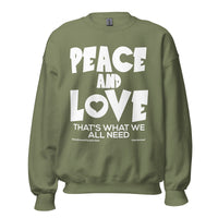 Peace And Love Upstormed Sweatshirt