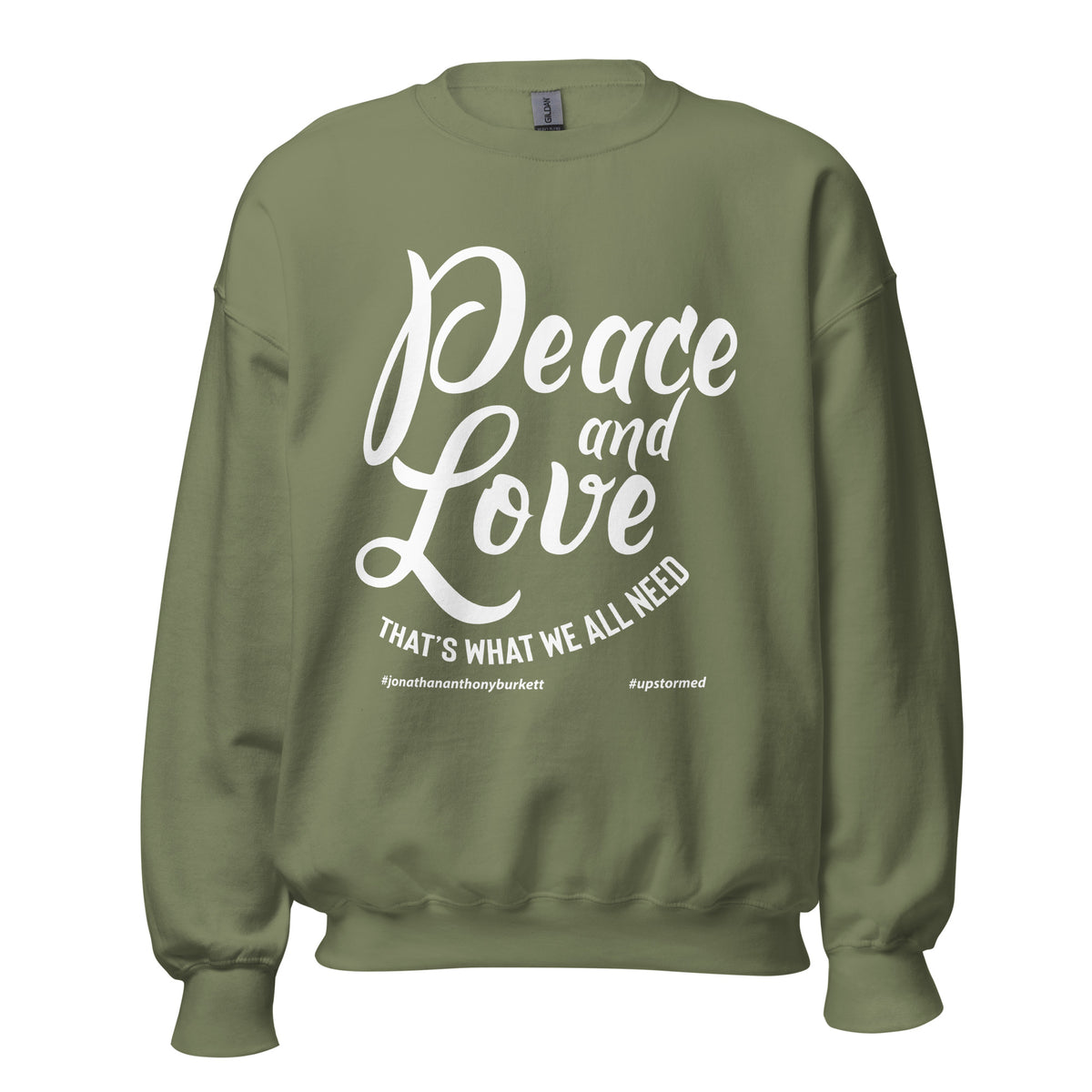 Peace And Love Upstormed Sweatshirt