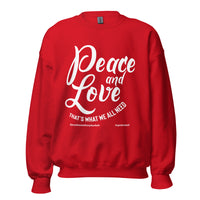 Peace And Love Upstormed Sweatshirt