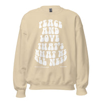 Peace And Love Upstormed Sweatshirt