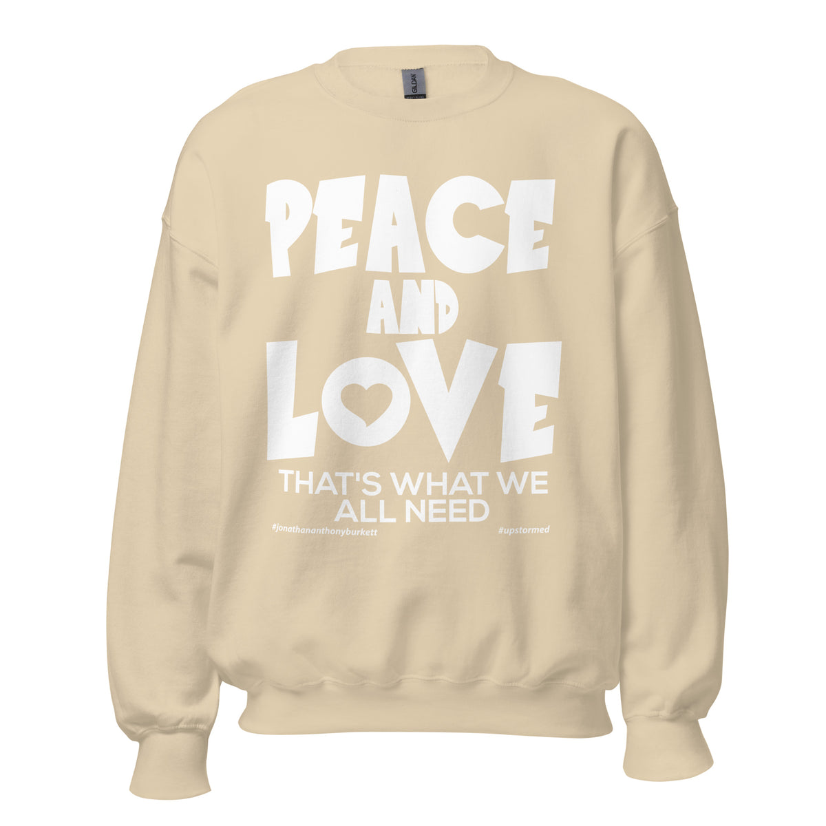 Peace And Love Upstormed Sweatshirt