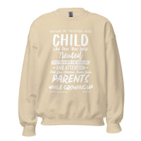 Treating Your Child Upstormed Sweatshirt