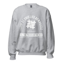 I Look At This Life As A Puzzle Upstormed Sweatshirt