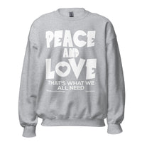 Peace And Love Upstormed Sweatshirt