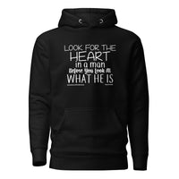 Look For The Heart In A Man Upstormed Hoodie