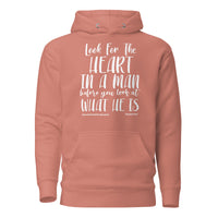 Look For The Heart In A Man Upstormed Hoodie