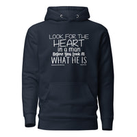 Look For The Heart In A Man Upstormed Hoodie