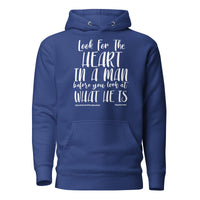 Look For The Heart In A Man Upstormed Hoodie