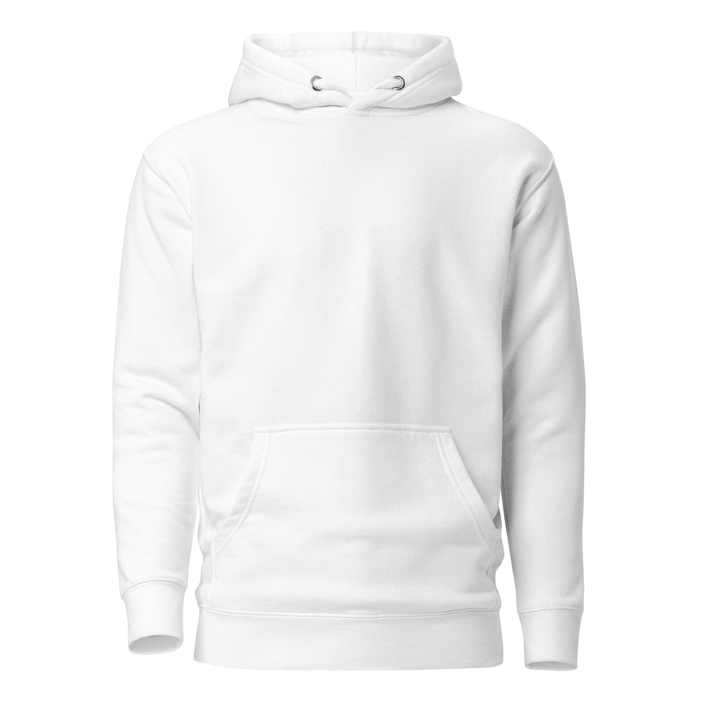 Born To Make It Upstormed Hoodie in White — front view