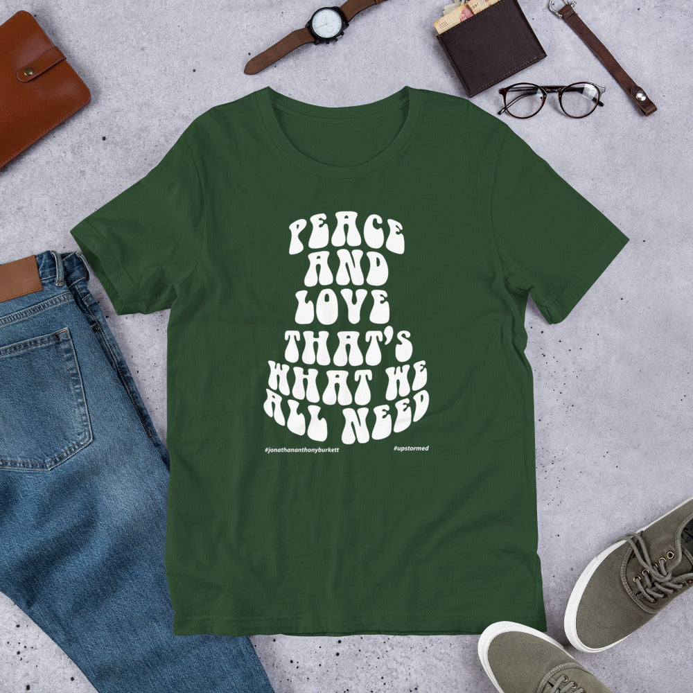 Peace And Love Upstormed T-Shirt