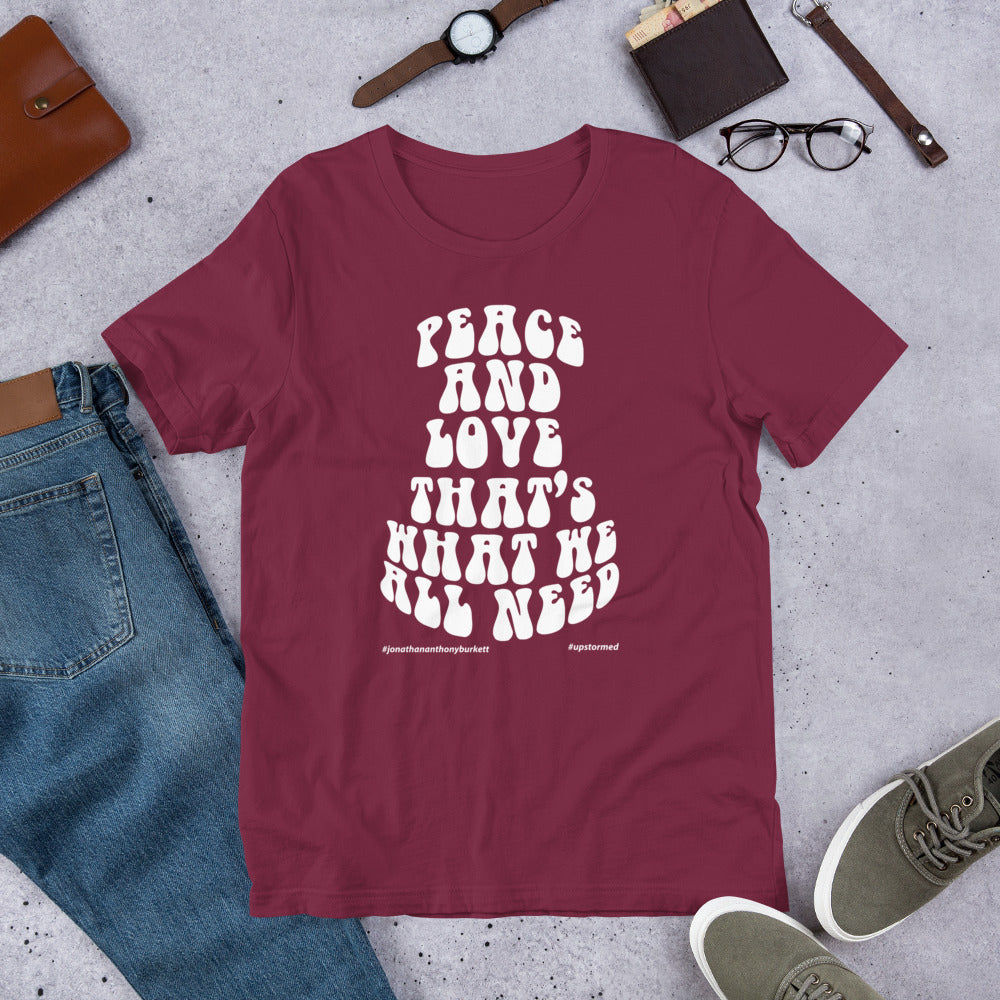 Peace And Love Upstormed T-Shirt