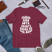 Peace And Love Upstormed T-Shirt