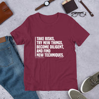 Take Risks, Try New Things Upstormed T-Shirt