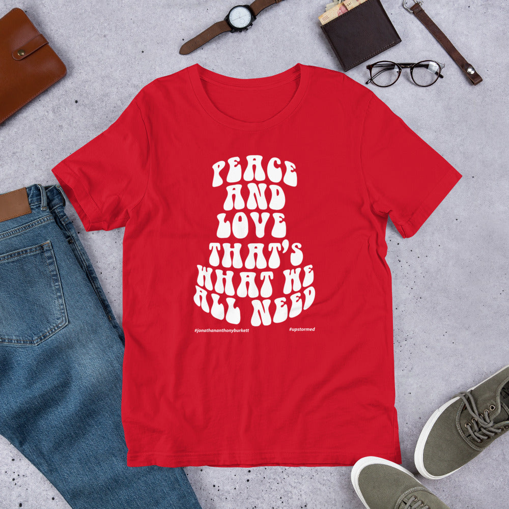 Peace And Love Upstormed T-Shirt