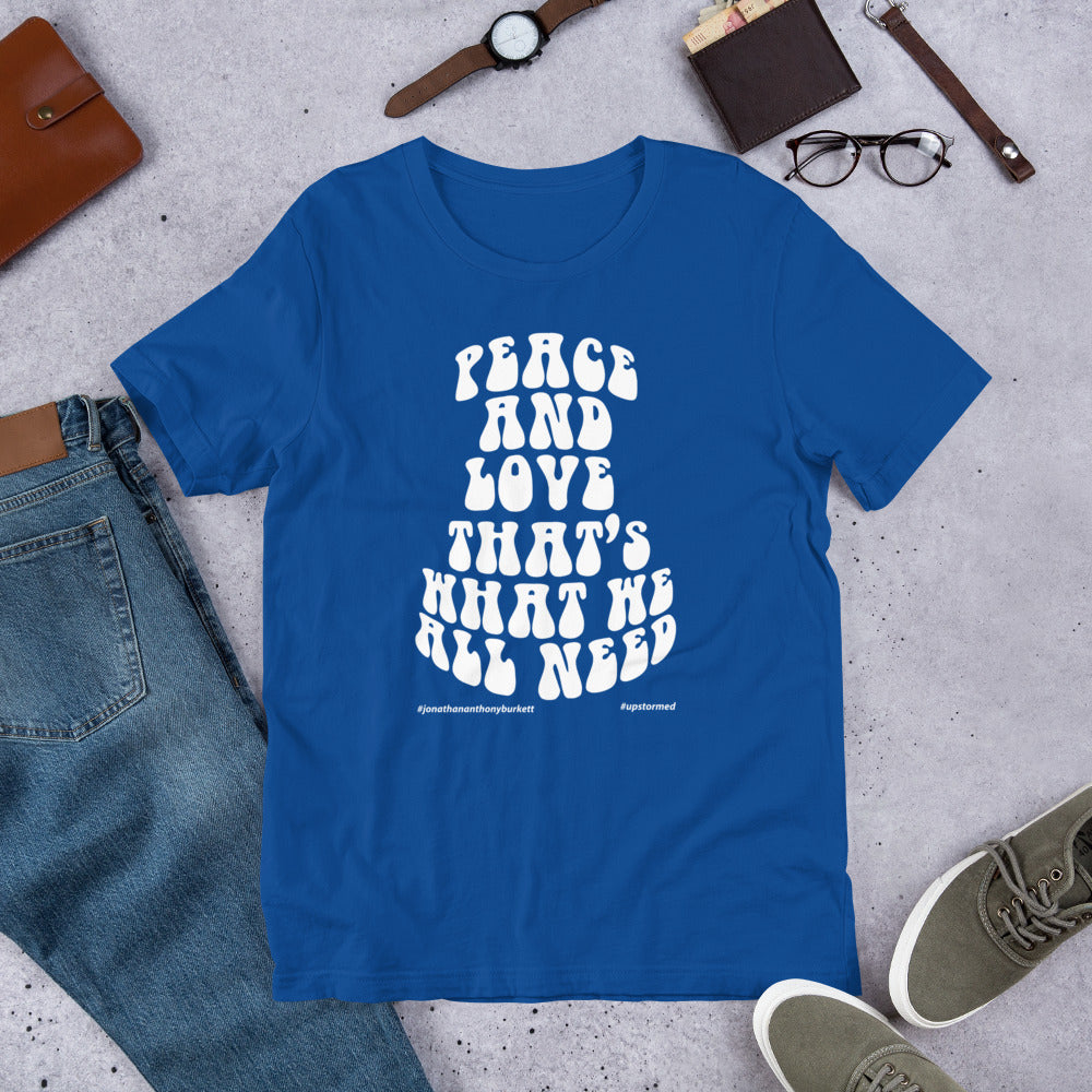 Peace And Love Upstormed T-Shirt