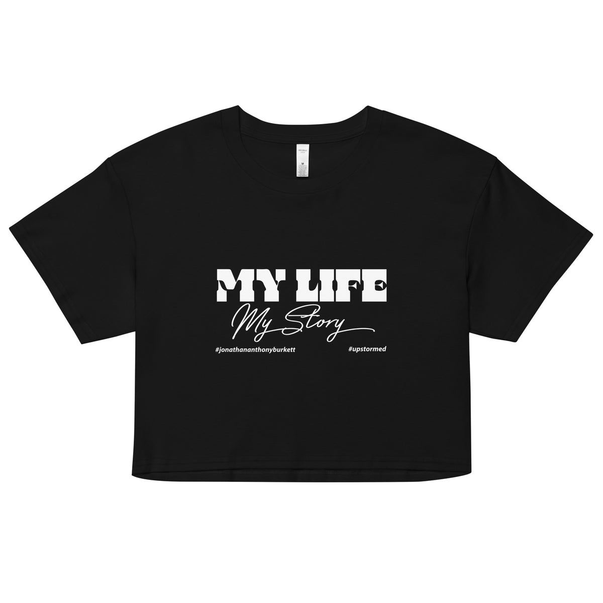 My Life, My Story Upstormed Women’s Crop Top