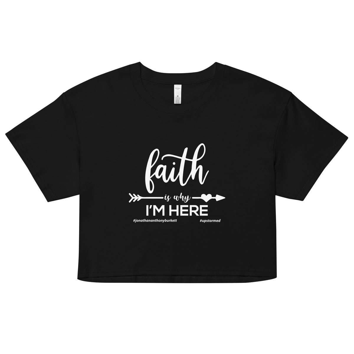 Faith Is Why I’m Here Upstormed Women’s Crop Top