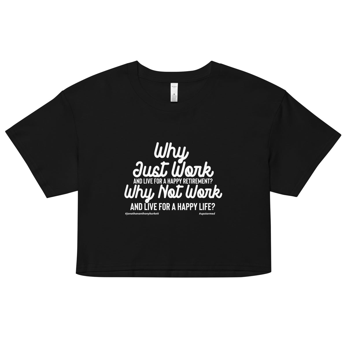 Why Just Work Upstormed Women’s Crop Top