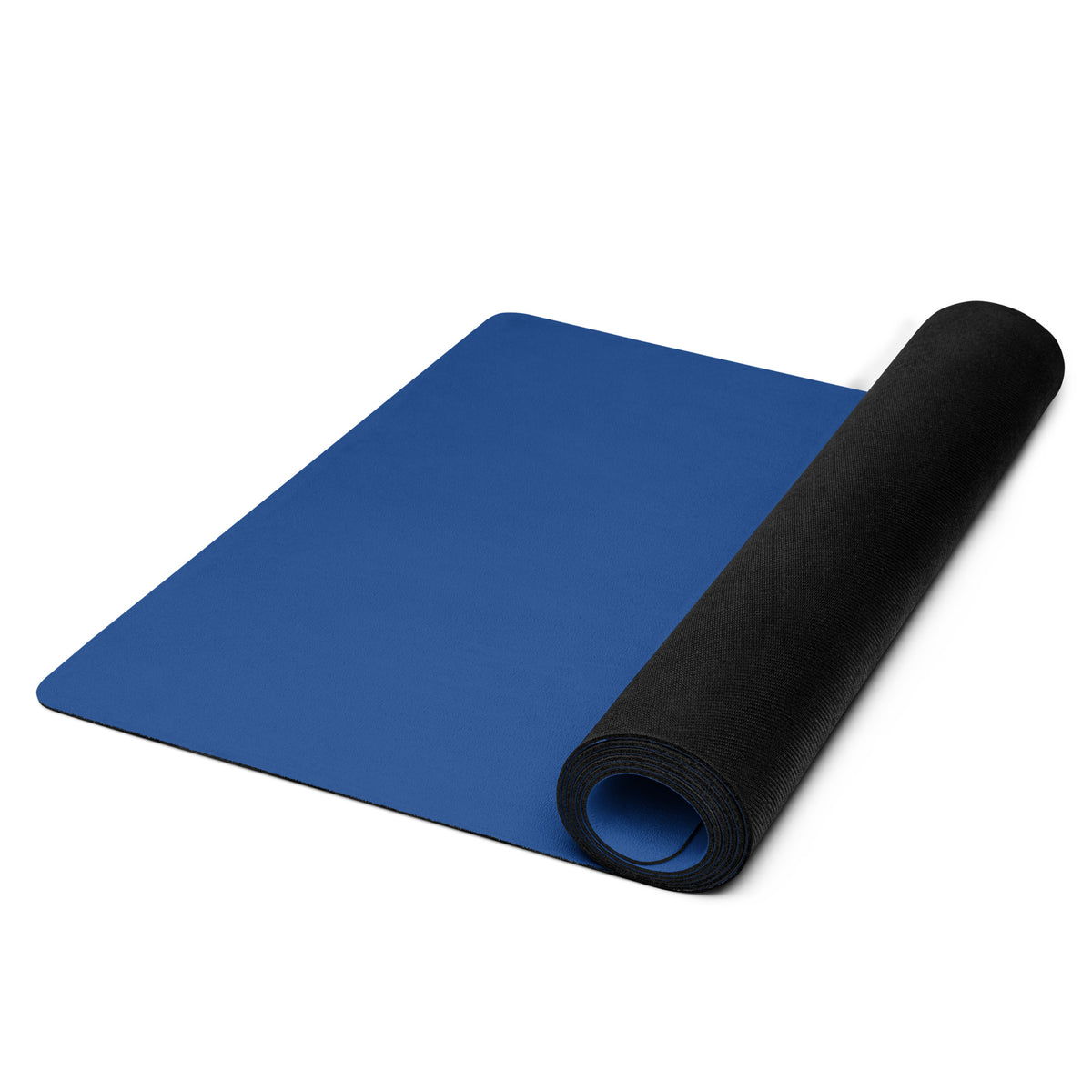 Dark Cerulean Upstormed Yoga Mat