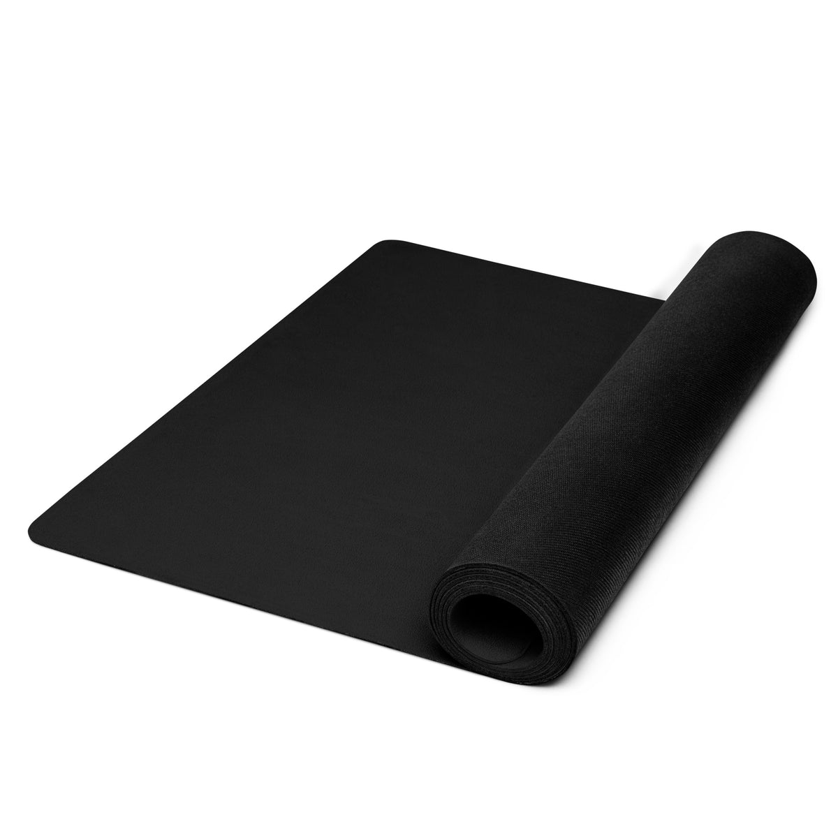 Black Upstormed Yoga Mat