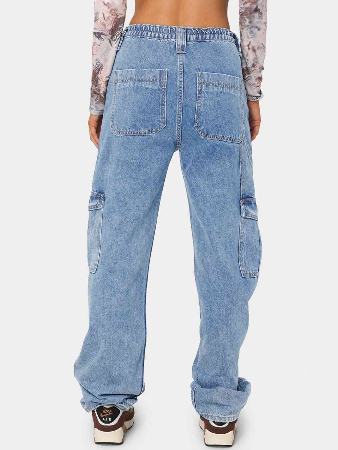 Straight Jeans with Pockets – product image 2