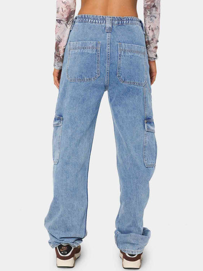 Straight Jeans with Pockets – product image 2