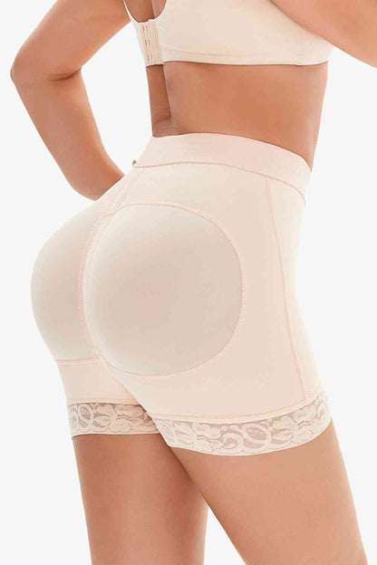 Full Size Pull-On Lace Trim Shaping Shorts – product image 6