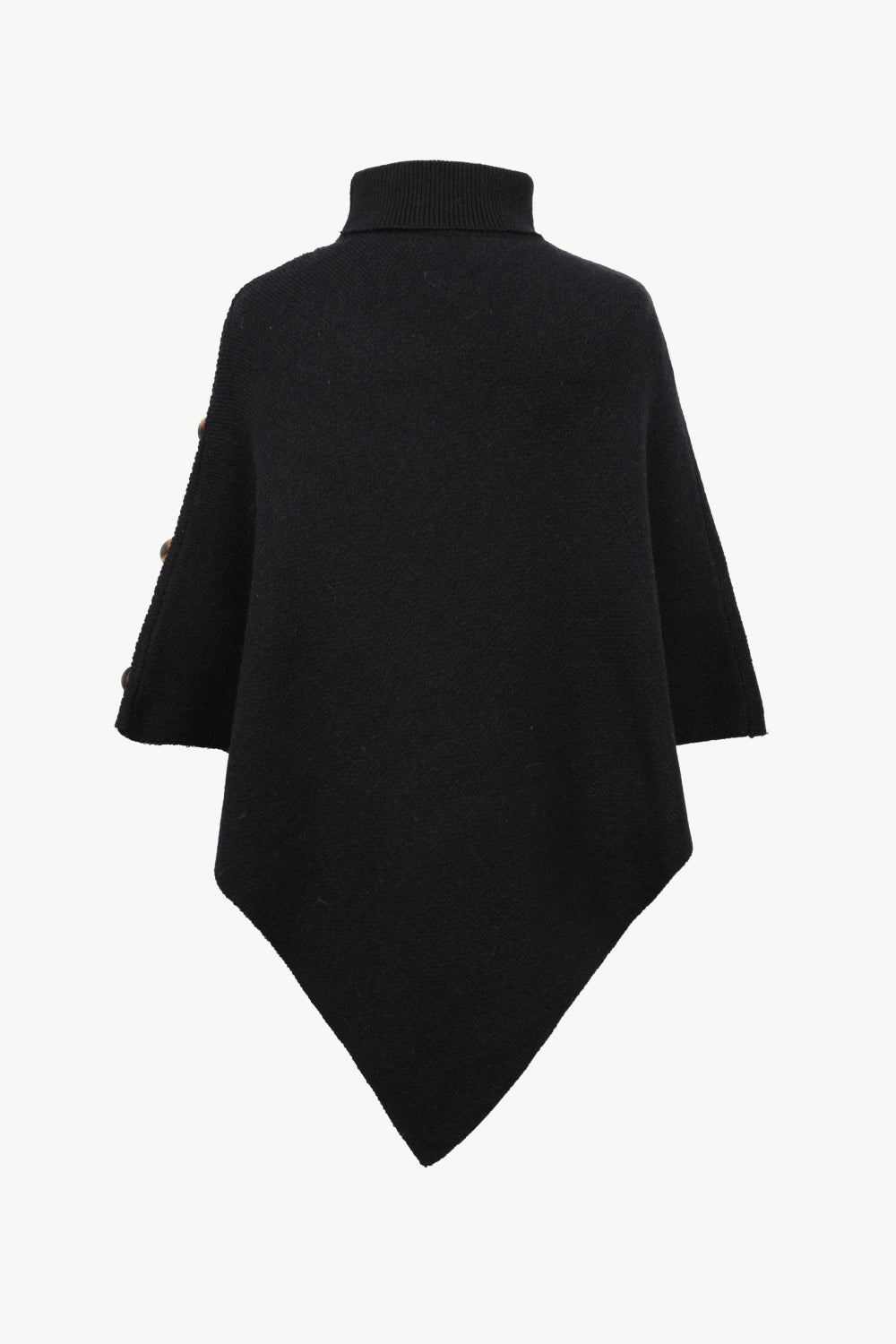 Turtleneck Buttoned Poncho – product image 15