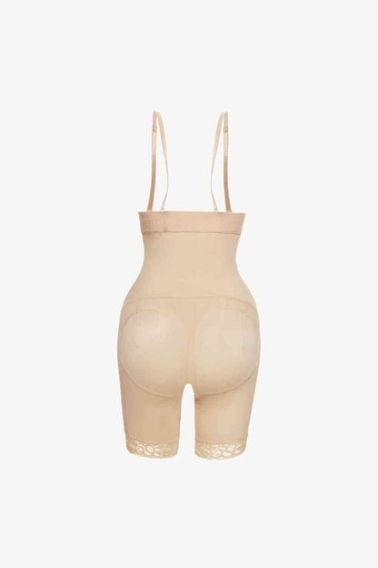 Full Size Hook-and-Eye Lace Trim Shaping Bodysuit – product image 12