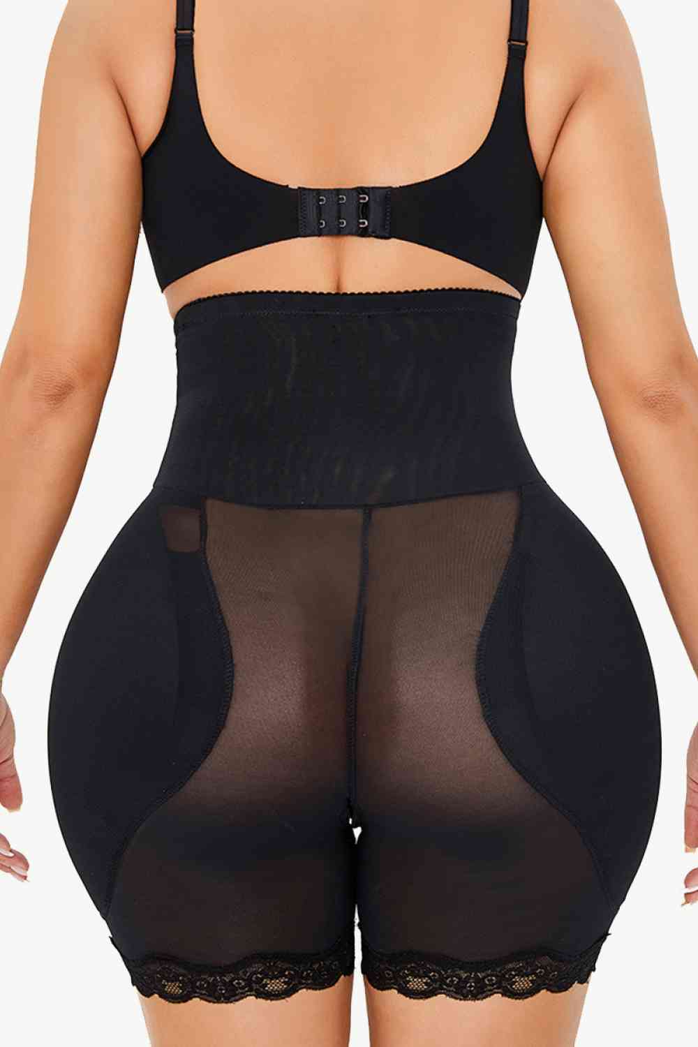 Full Size Lace Trim Pull-On Lifting Shaping Shorts – product image 2