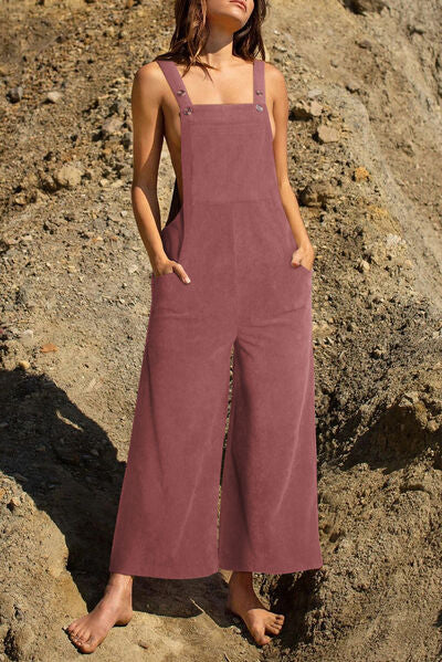 Pocketed Wide Leg Overall – product image 22