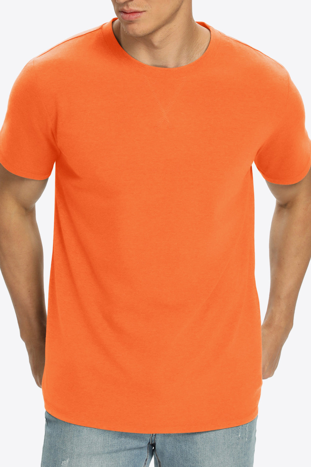 Round Neck Short Sleeve Tee