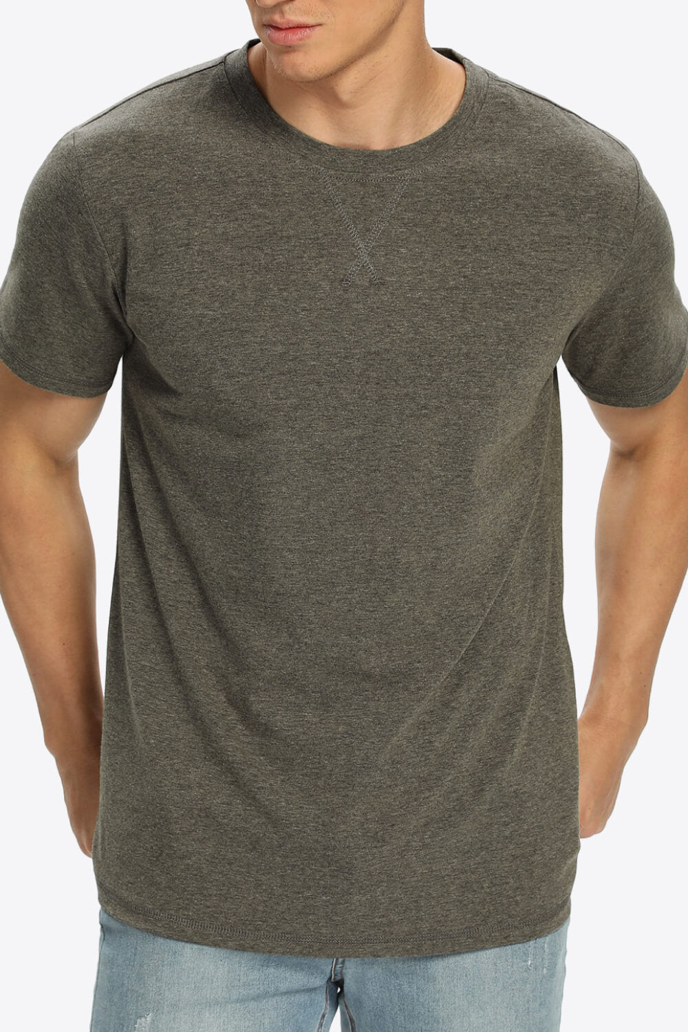 Round Neck Short Sleeve Tee