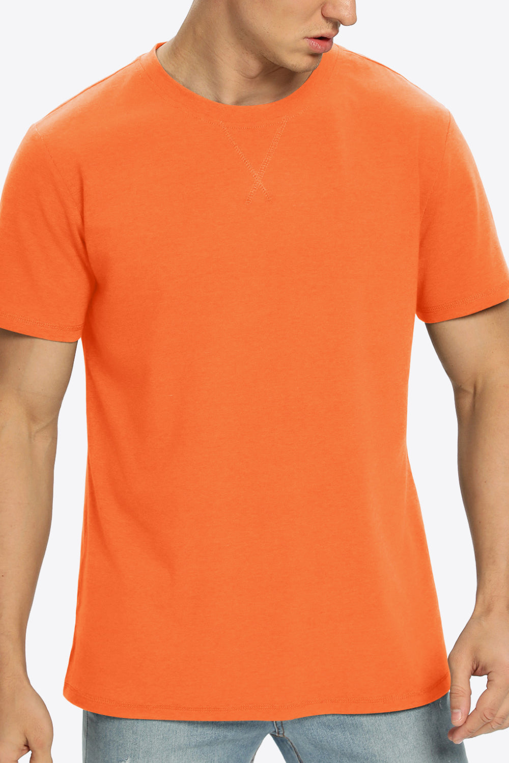 Round Neck Short Sleeve Tee