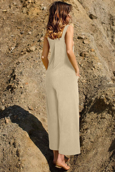 Pocketed Wide Leg Overall – product image 20