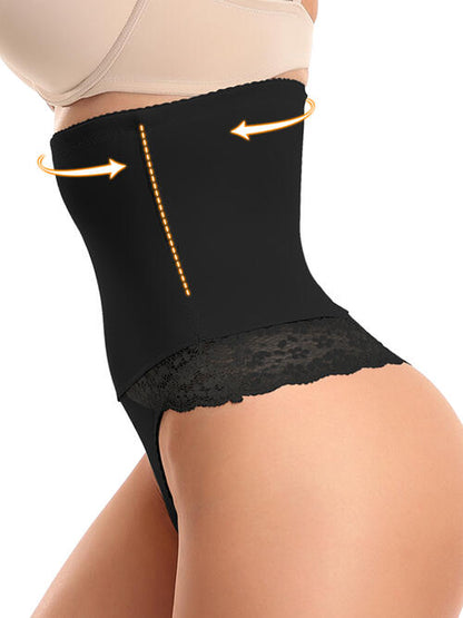 Full Size Lace Detail Shaping Shorts – product image 4