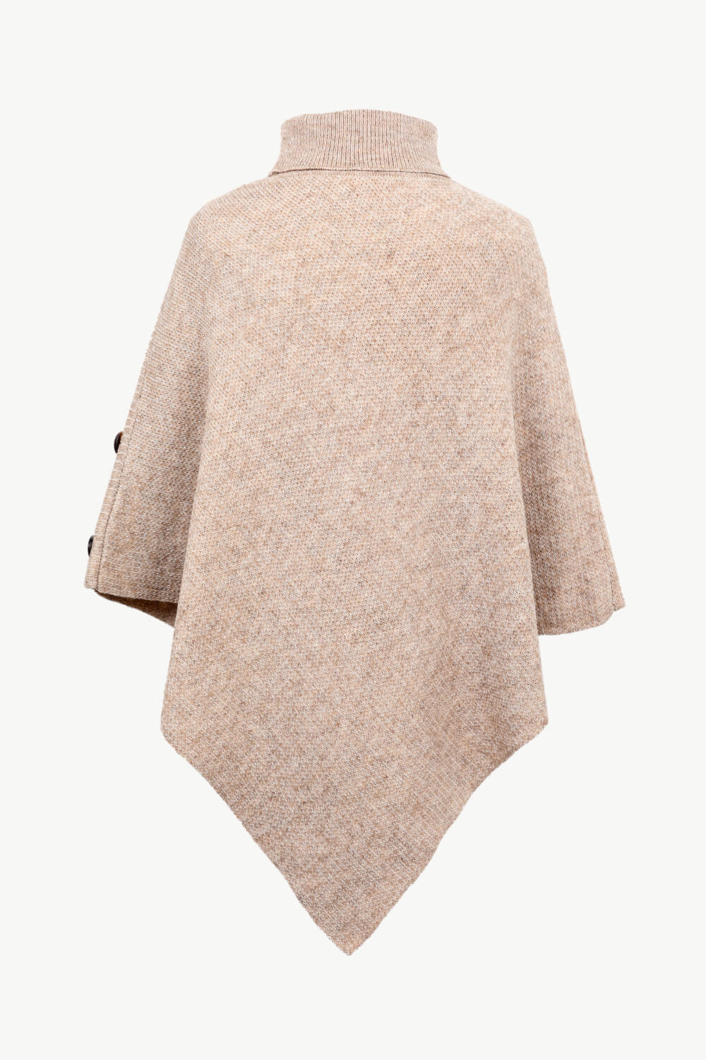 Turtleneck Buttoned Poncho – product image 21