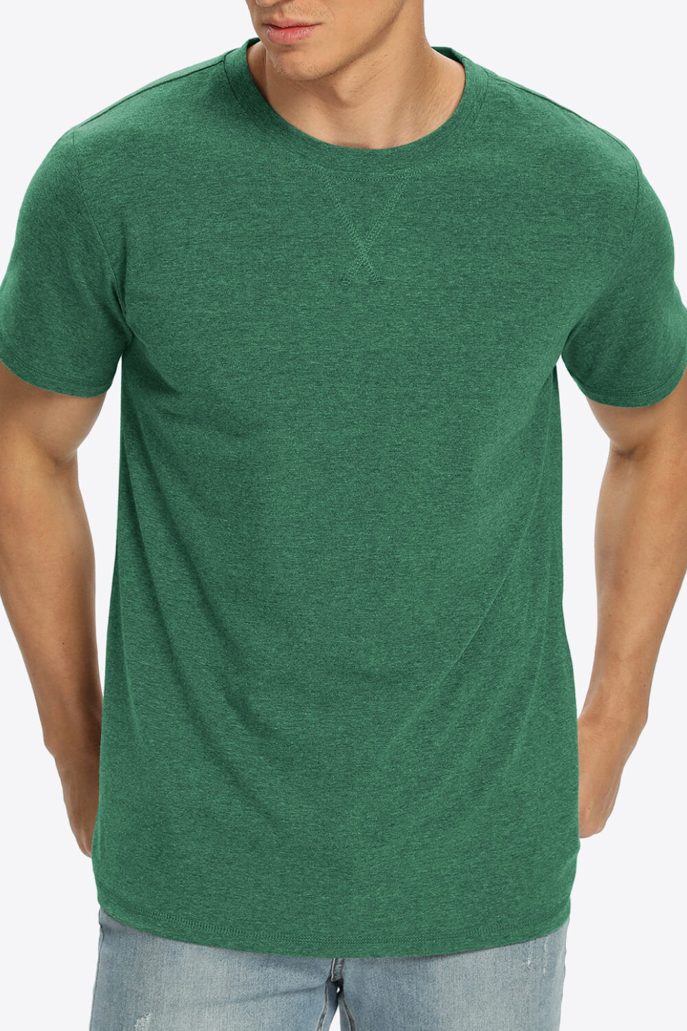 Round Neck Short Sleeve Tee