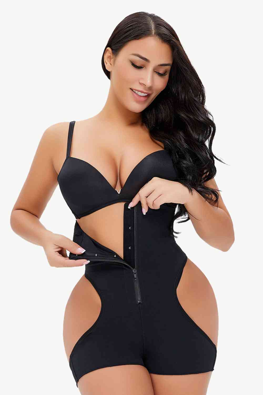 Full Size Cutout Under-Bust Shaping Bodysuit – product image 1