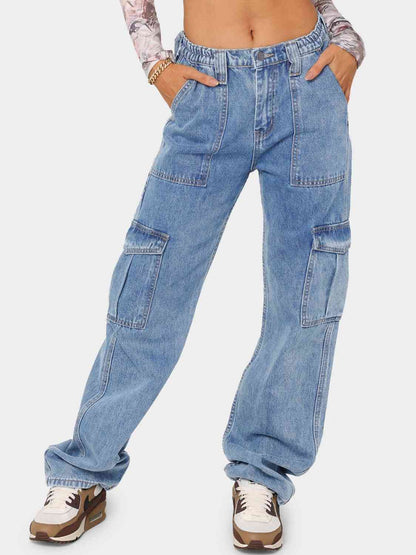 Straight Jeans with Pockets – product image 1
