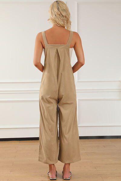 Pocketed Wide Leg Overall – product image 18