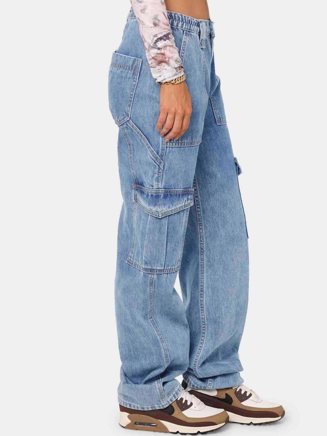 Straight Jeans with Pockets – product image 3
