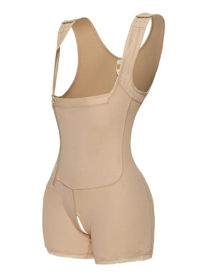 Full Size Side Zip Up Wide Strap Shapewear – product image 8