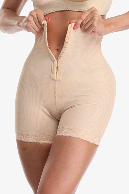 Full Size Hook-and-Eye Shaping Shorts – product image 1