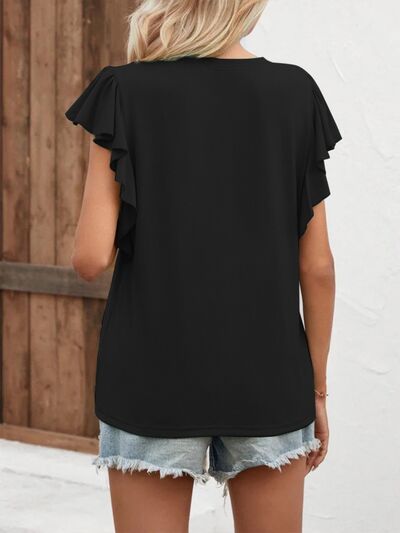 Notched Cap Sleeve T-Shirt – product image 11