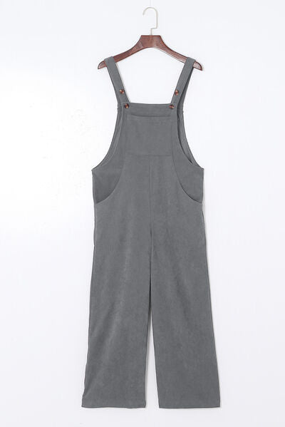Pocketed Wide Leg Overall – product image 5