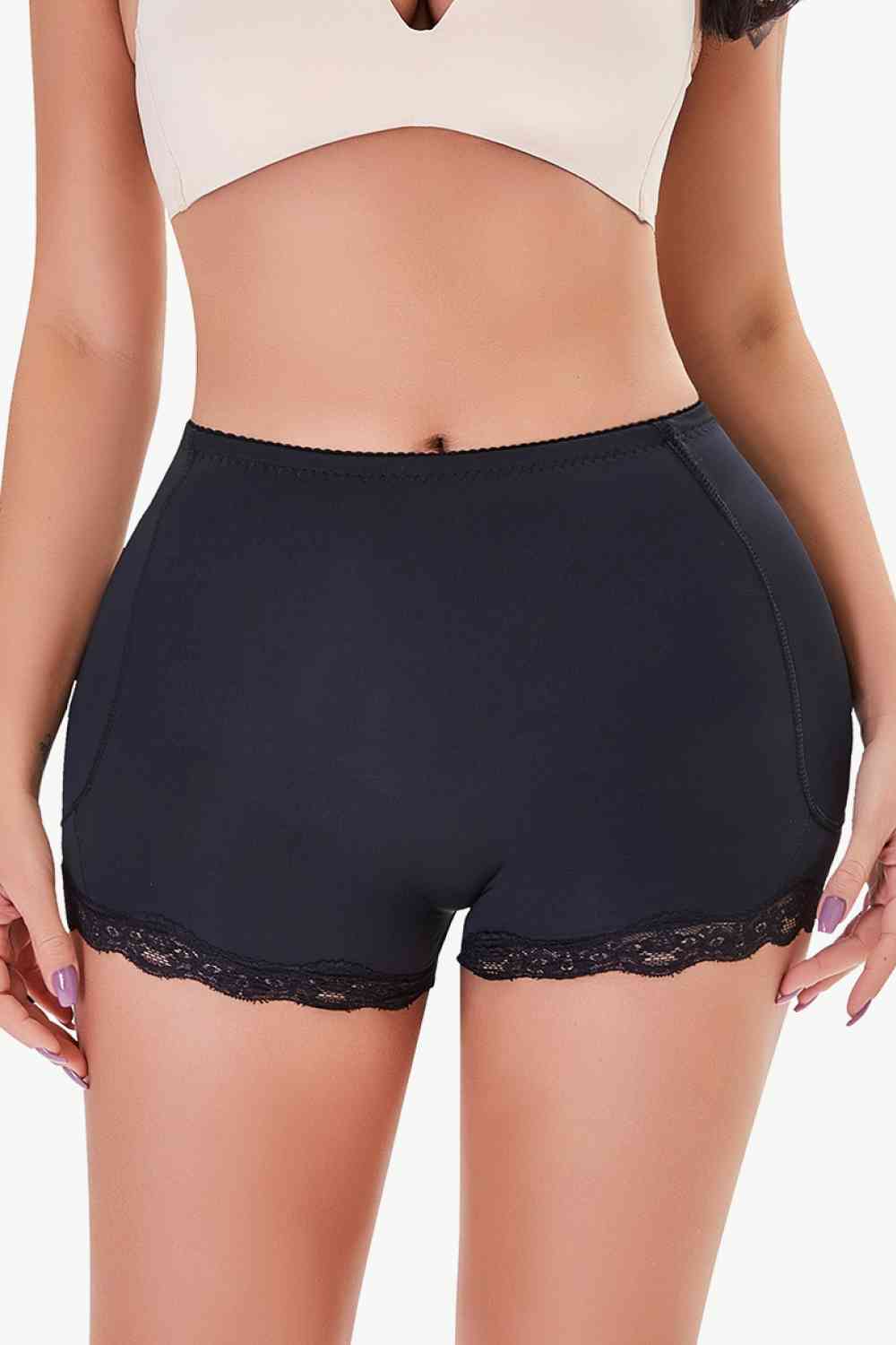 Full Size Lace Trim Shaping Shorts – product image 1