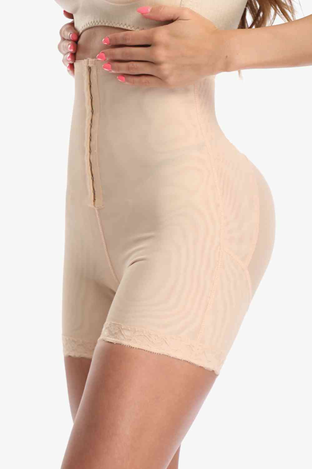 Full Size Hook-and-Eye Shaping Shorts – product image 4
