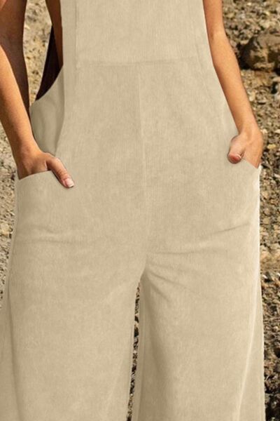 Pocketed Wide Leg Overall – product image 21